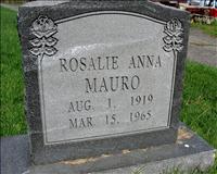 Mauro, Rosalie Anna